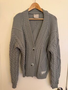 Taylor Swift Tortured Poets Department Cardigan Cable Knit MD/LG